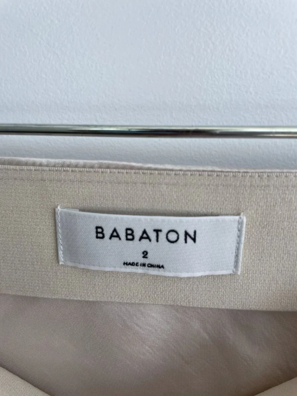 Babaton Aritzia Slip Satin Maxi Skirt Champagne Denude Bias Cut Size 2 - Picture 6 of 6